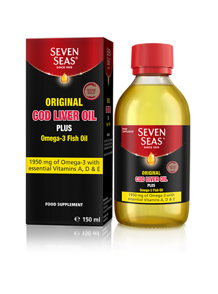 SEVEN SEAS - COD LIVER OIL + OMEGA 3 FISH OIL 150ml